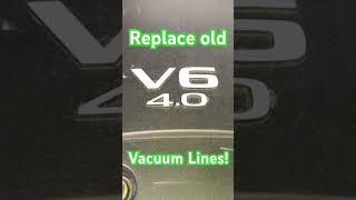 Got a vacuum leak? Replace old vacuum lines!