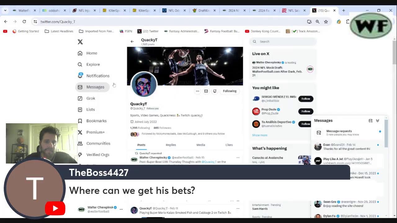 2024 NFL Mock Draft After Dark, Feb. 21 YouTube