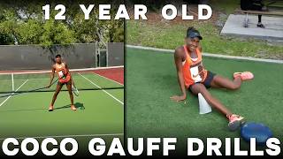 12-Year-Old Coco Gauffs Tennis Training Best For Junior Player