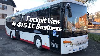 Setra S415 LE Business 7.7 litre 354 PS Motor OM 936 Getriebe ZF 6 AP 1400 Ecolife Cockpitview POV