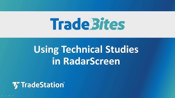Using Technical Studies in RadarScreen