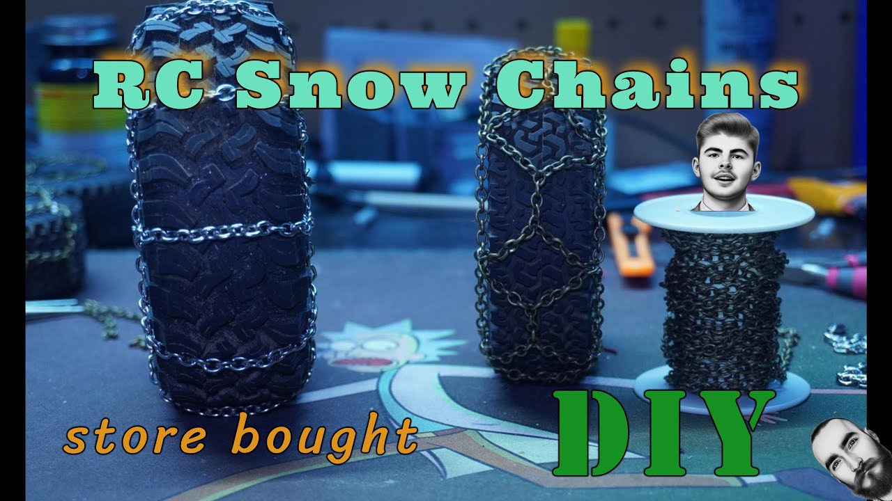 Rc Snow Chain DIY RC snow chains - YouTube