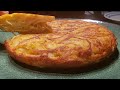 Spanish Omelette | Tortilla Española | Eggs Potatoes Onions Olive Oil