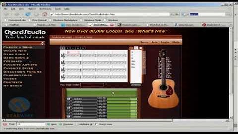 The Free Online Music Scratchpad From Chordstudio.com