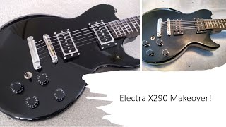 DIY Guitar Talk - 1980s Electra X280/290 &quot;Workingman&quot; MAKEOVER! 😲
