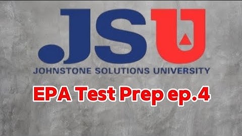 EPA Test Preparation Guide 4 of 5