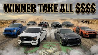 8 Cars Desert Private Road Winner Take All $$$