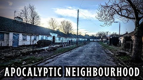Exploring A Lost Manchester Apocalyptic Neighborhood Of Abandoned Houses