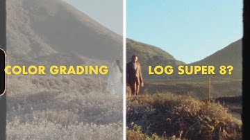how I color grade @pro8mm log scan for super 8 footage