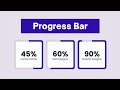 How to make Progress Bar using HTML and CSS | The Web Decode