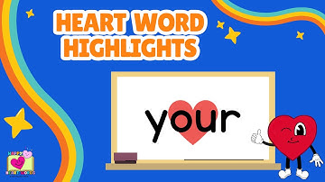 3-Minute Lesson for Sight Word YOUR | UFLI Lesson 42 Irregular Heart Word | Great for Review!