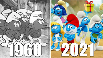 Evolution of The Smurfs in Cartoons & Movies [1960-2021]