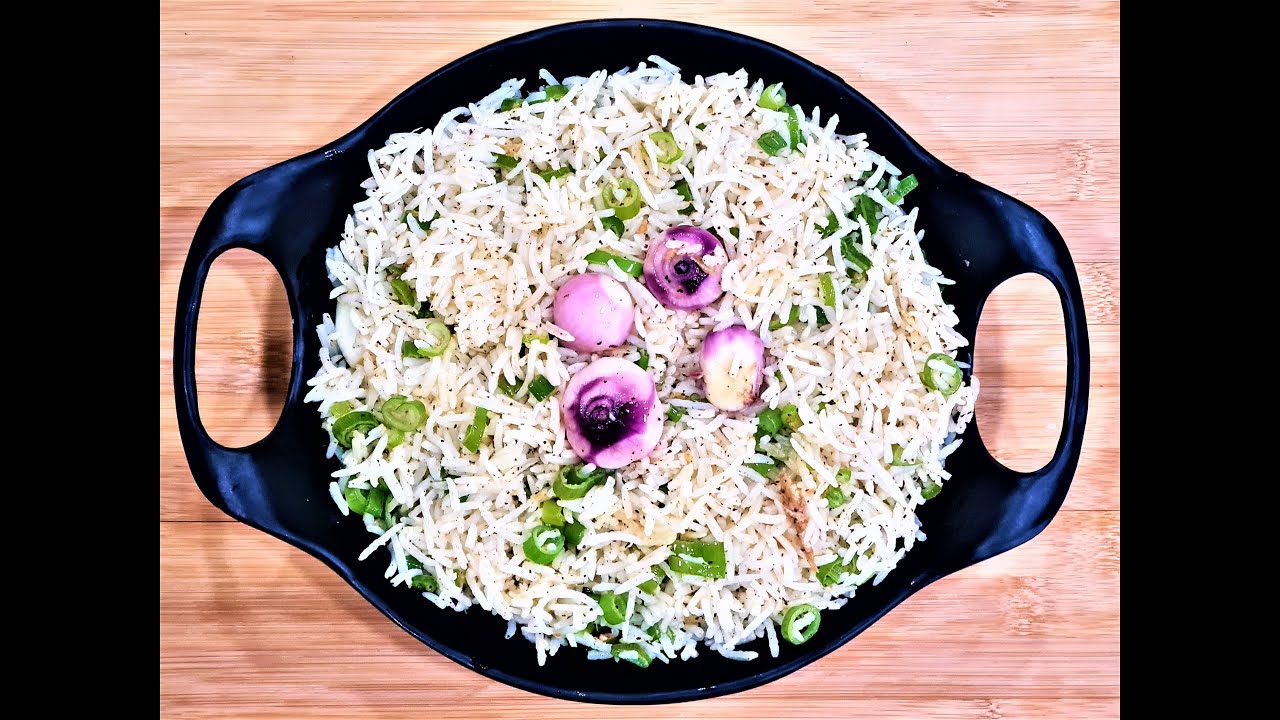 Onion Rice Recipe | Quick & Easy Onion Rice Recipe | Piyaz Rice | Scroll Recipe | scroll recipe