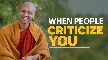 When People Criticize You | Buddhism In English
