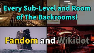 Every SUB-LEVEL of The Backrooms [UPDATED!] (Fandom and Wikidot)