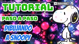 COMO DIBUJAR A SNOOPY || TUTORIAL PASO A PASO | how to draw snoopy