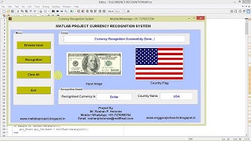 Currency Recognition Using Image Processing Matlab Project with Source Code