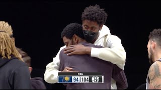 Kyrie \& Brooklyn Nets Show Caris LeVert Love After The Game