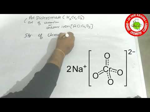 પોટેશિયમ ડિક્રોમેટ | તૈયારી | માળખું | ઉપયોગ કરે છે