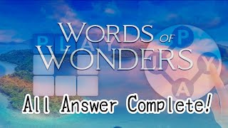 Words Of Wonders Crossword: Level 81-160 Answers! screenshot 3