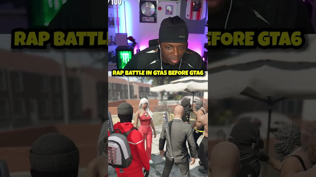 😭💀RAP BATTLE IN GTA5 BEFORE GTA6