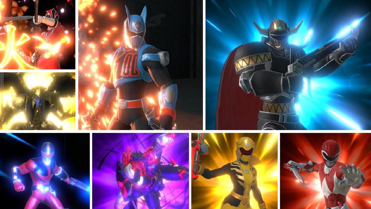 Power Rangers : All Ultimate Attacks - YouTube