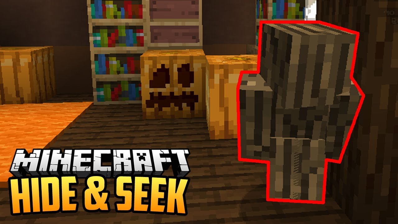 Houten Skin Halloween Verstoppertje Minecraft Hide Seek Youtube