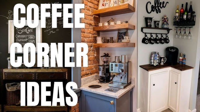 60 Best DIY Home Coffee Bar Ideas - Prudent Penny Pincher