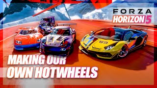 Forza Horizon 5  Making our own Hot Wheel Cars Challenge!