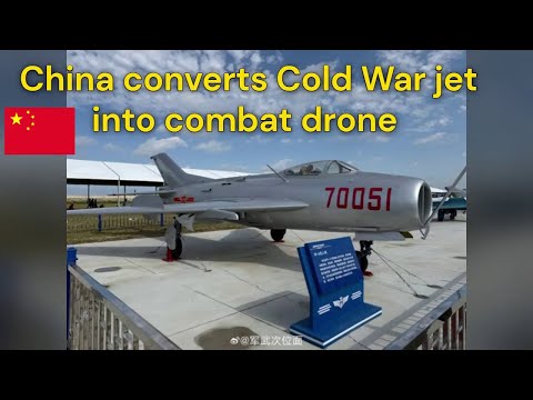 China converts Cold War jet into combat drone