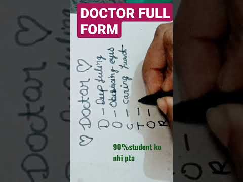 #Doctor full form doctor means#mbbs doctor#doctor #doctor ðŸ’ŠðŸŽ¯ ï¸ ï¸ðŸ¥°ðŸ¥° ...
