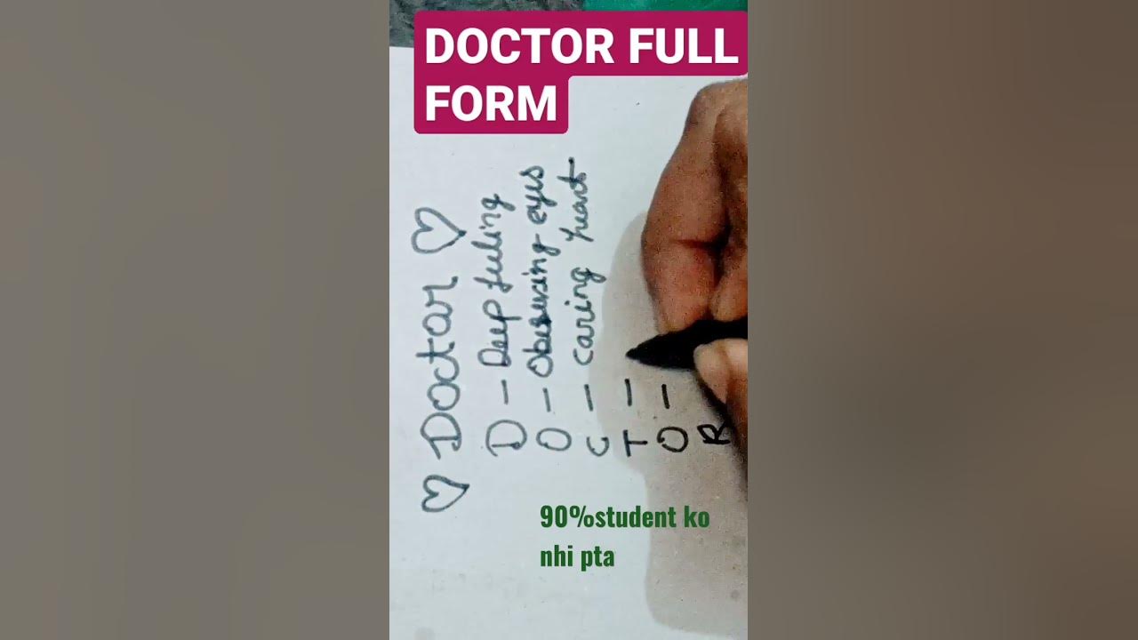 #Doctor full form doctor means#mbbs doctor#doctor #doctor ðŸ’ŠðŸŽ¯ ï¸ ï¸ðŸ¥°ðŸ¥° ...