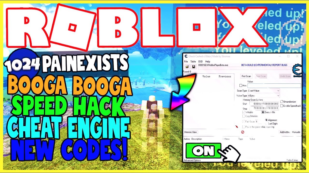 New Roblox Booga Booga Speed Exploit W Cheat Engine V 6 Working - how to speed hack roblox booga booga