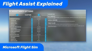 How to set up MSFS Fly Assistant / Assistance Options