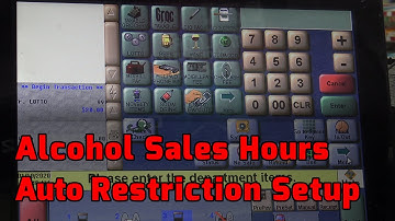Alcohol Sales Time Restriction Setup for Gilbarco Passport POS System