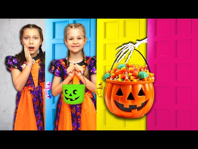 Diana and Roma Halloween Candy Haul Stories - Videos For Kids