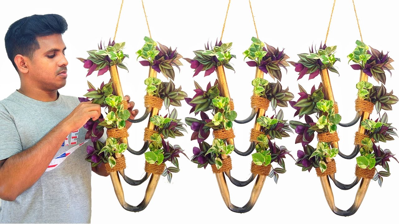 Amezing DIY Hanging Gardening Ideas /Gardening Ideas for Home - YouTube