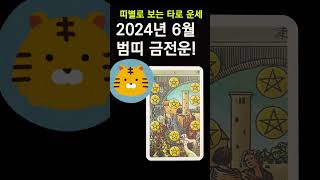 2024년 6월, 금전운 띠별운세! 12가지 띠별로 보는 6월 한달 돈복! 호랑이띠분들의 6월한달금전운!