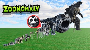 Zoonomaly MONSTER HEIGHT COMPARISON