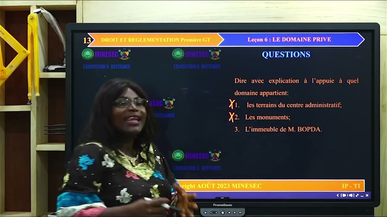 IP-TI Droit et Réglémentation PREMIERE GT leçon 6 le domaine privé