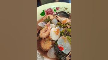 sinigang na hipon (shrimp in sour soup) 🦐 #food #shorts