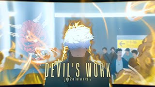 Gojo Satoru - Devil's Work [Amv/Edit]Quick!