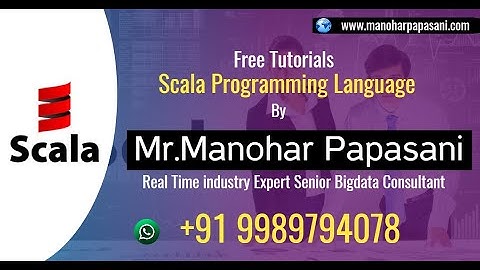 Scala For Apache Spark|Session20|Scala OOP|Constructors Part1|Manohar Papasani|manoharpapasani.com
