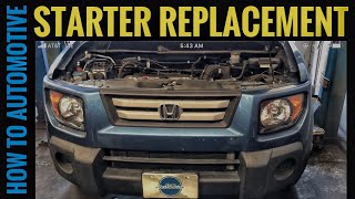 How To Replace The Starter On A Honda Element Without Removing The Intake Manifold