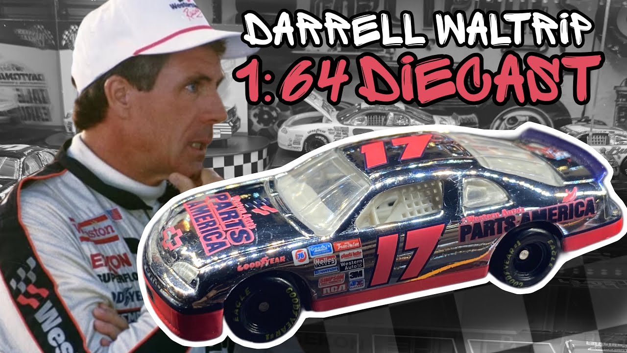 Darrell Waltrip 1997 25th anniversary Chrome Western Auto Diecast