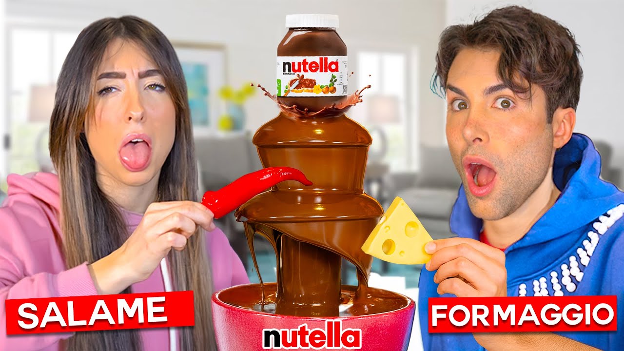FONDUE CHALLENGE NUTELLA *DISGUSTOSO* | GIANMARCO ZAGATO