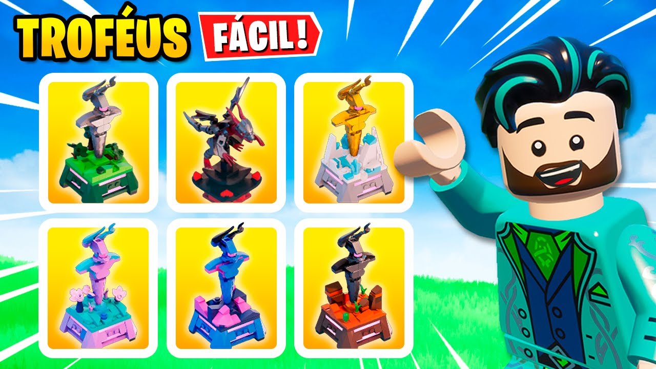 Consiga TODOS os Troféus Barra Pesada no LEGO Fortnite Odyssey!