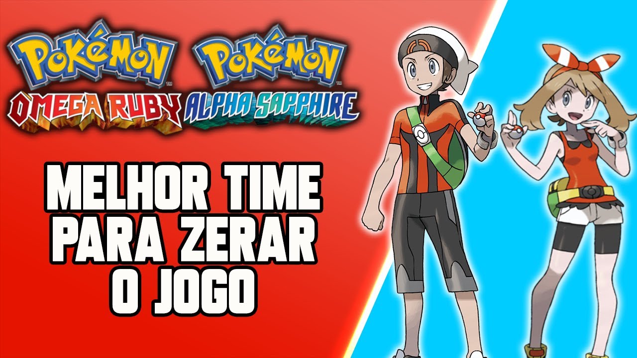 Pokémon Omega Ruby/Alpha Sapphire (3DS): O melhor time para a região de  Hoenn - Remake - Nintendo Blast