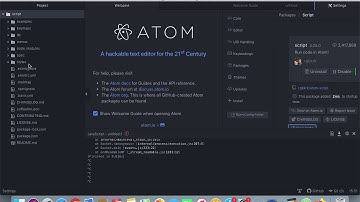 Atom Script Uncaught Error Solution