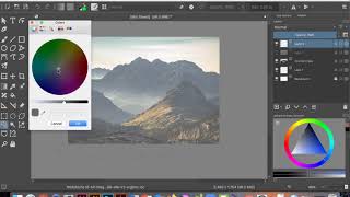 Krita 24   Tracing over a photo   method 2